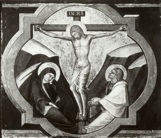 Institut für Kunstgeschichte Universität Leipzig. Fotothek — Luca di Tommè - sec. XIV - Crocifissione di Cristo — insieme